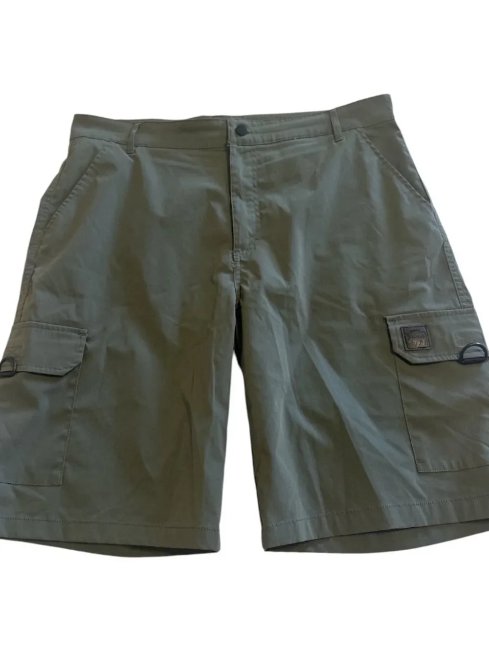 Buffalo Shorts Mens 36 Blue Cargo Hiking Nylon Stretch Outdoor‎ Travel Hike